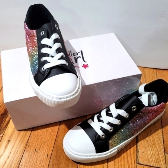 NEW IN BOX Olivia Miller Girl Sneakers - Picture 1 of 7